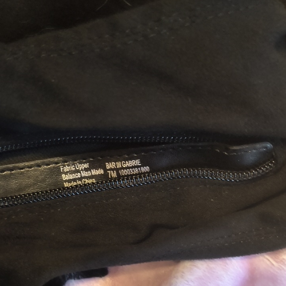 Bar III Black Fabric and Black Trim Handbag